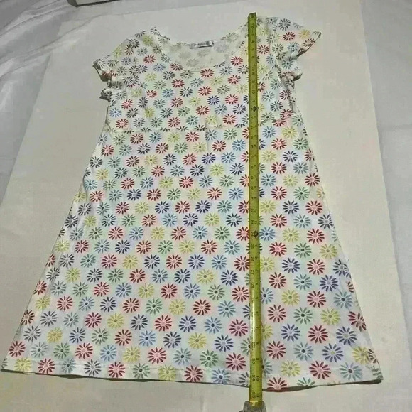 Vintage Fresh Produce Floral Scoop Neck Dress USA Cotton Mini Small Womens - Picture 7 of 11